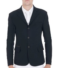 Giacca da concorso uomo traspirante e leggera con tasca laterale e zip Equestro 