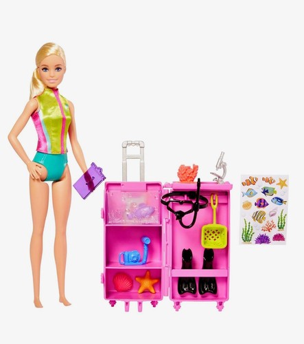 Barbie biologa marina - marina, bambola
