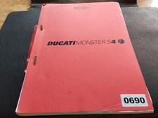 0690 Manuale officina moto DUCATI MONSTER S4 modello 2001