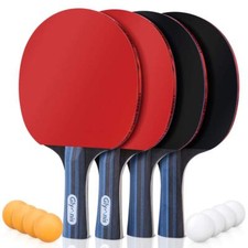 Ping Pong Paddles Set of 4