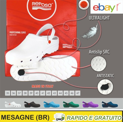 Zoccoli reposa light shock blu - zoccoli,