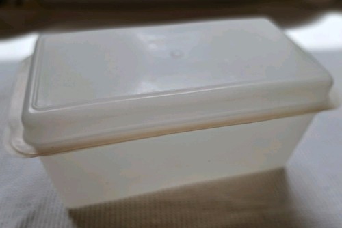 Vintage sheer tupperware bread - vintage,