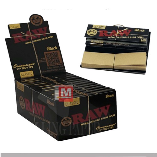 Cartine raw black classic - cartine,