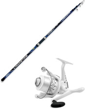 Kit Surfcasting Canna Moonstone 4,20Mt 200Gr + Mulinello Shizuka 5000 Gia Imbobb