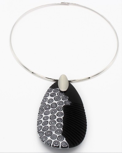Collana donna vetro battuto - vetro, e