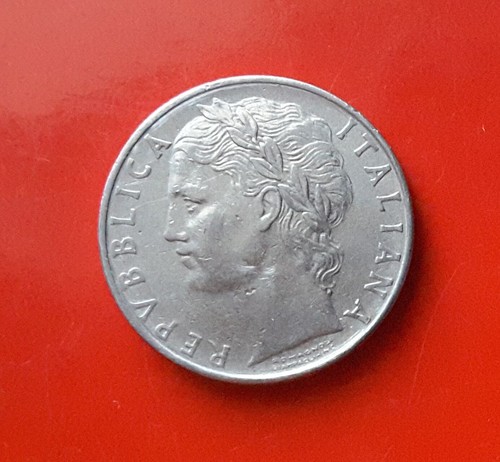 100 lire 1964 errore - errore, asse