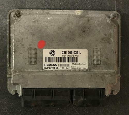 Calculateur moteur décodé