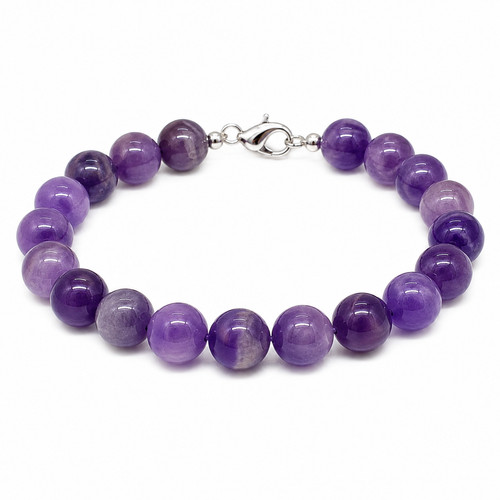 Bracciale ametista mm - bracciale, 10