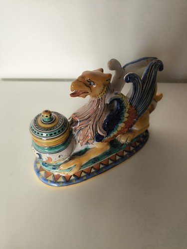 Calamaio ceramica maiolica