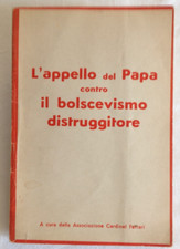 L'APPELLO DEL PAPA CONTRO IL