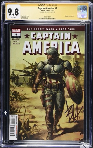 Captain america cgc 9 - #4, 9.8