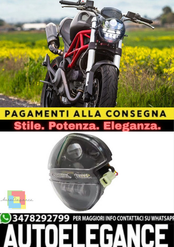 Faro led 100w nero - nero, –