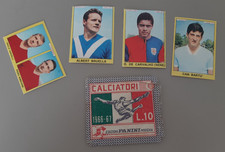 bustina aperta versione sacchetto  Calciatori Panini 1966/67  + 4 figurine 