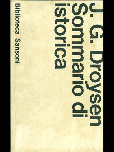 Sommario istorica droysen - istorica,