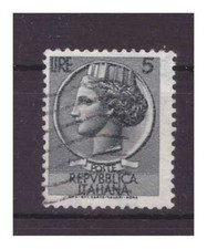 SIRACUSANA 5 Lire stelle II MACCHINETTE  USATO