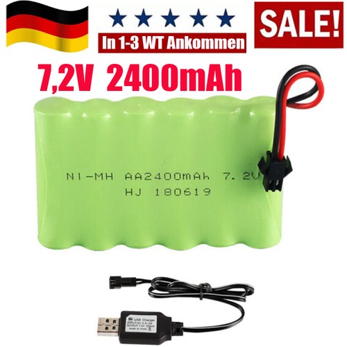 Batteria 2400 mah ni mh - 7,2, v