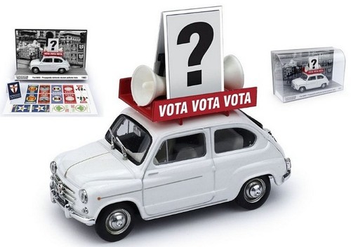 Fiat 600d elezioni politiche - fiat,