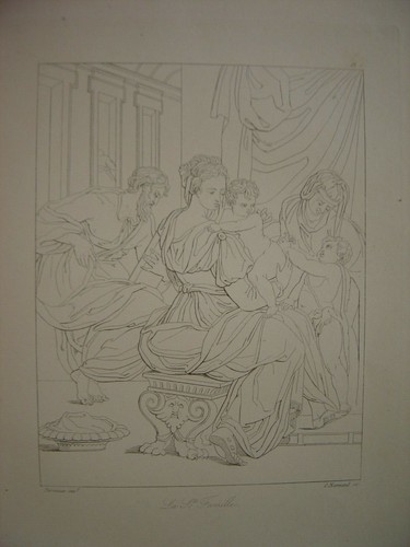 Gravure numéro la sainte - gravure,