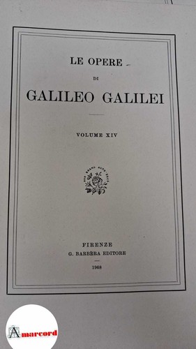 Opere galileo galilei - galileo, 21