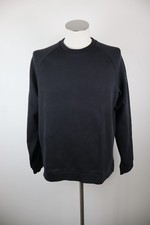 NAPAPIJRI FELPA MAGLIA UOMO TG. M MAN SWEATSHIRT CASUAL VINTAGE COTONE NERO