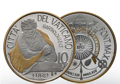 Euro oro argento vaticano - 10,