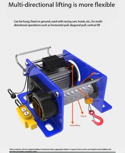 Paranco elettrico doppio - , uso