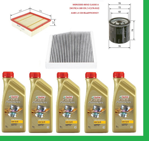 Kit filtri olio - +,