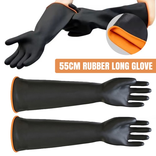 Guanti lunghi 55cm gomma dpi - guanti,