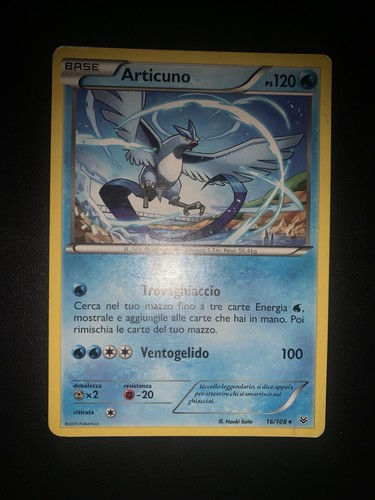 Carta pokémon articuno rara - pokémon,