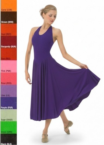 Halter vestito lirico viola - lirico,