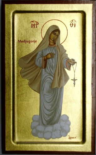 Icona madonna medjugorje - icona, di