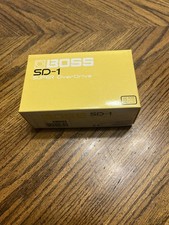 Boss SD-1 Super Overdrive Pedale per chitarra in scatola originale 