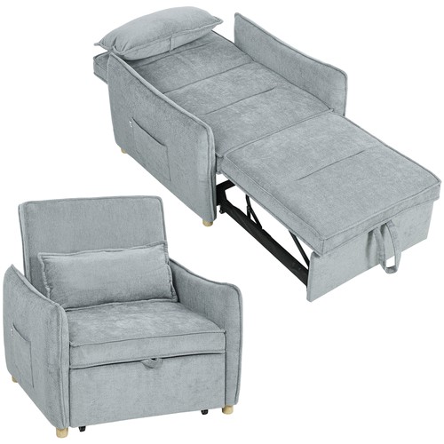 Homcom poltrona letto - homcom,