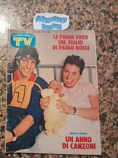 TV SORRISI E CANZONI 1 1983-Paolo Rossi-Lady Diana-Carrà-Corrado-Gena Gasly