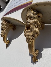 Coppia di Mensole in legno