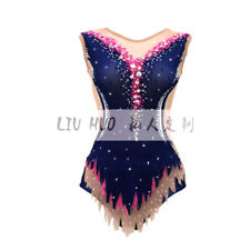 Costume Donna Ragazza Personalizza Ginnastica Ritmica Body Competizione Vestito Teen