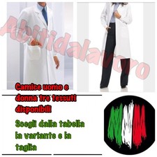 CAMICE MEDICO FARMACISTA UOMO