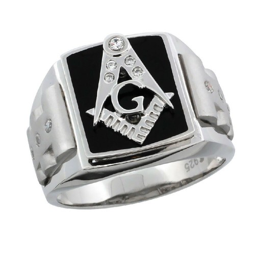 Uomo argento sterling onice - sterling,