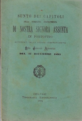 Sunto dei capitoli della