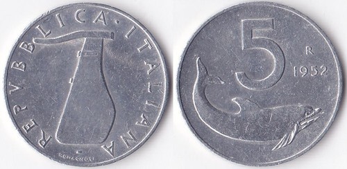 Repubblica lire 1952 - repubblica,