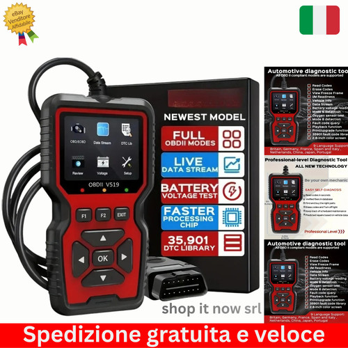 Scanner obd2 v519 diagnostica - v519,