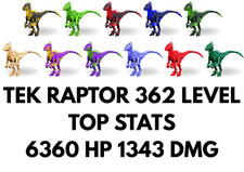 Tek Raptor 1343 DMG TOP STATS