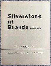 GREEVES 250 Silverstone At Brands Articolo MOTOCICLO Ristampa 11 Aprile 1963