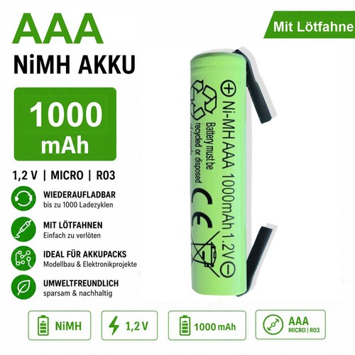 Aaa nimh 1000 mah v - 1000,