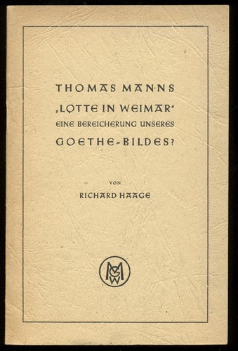 Richard haage thomas manns - richard, haage★thomas