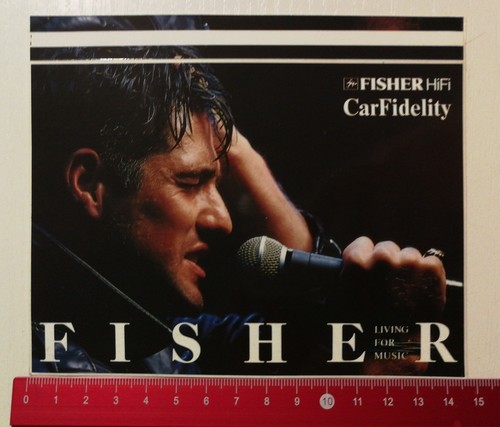 Adesivo sticker fisher - adesivo/sticker:, hifi