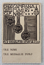 RARA CARTOLINA REGGIMENTALI