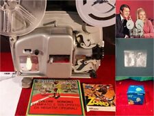 Proiettore vintage 1967 Super 8 BOLEX 18-5L funziona + 5 film + 2° lampada + Man