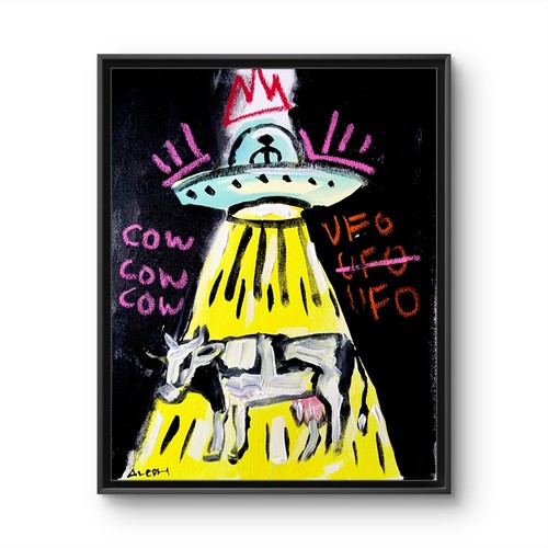 Quadro ufo astratto - quadro,