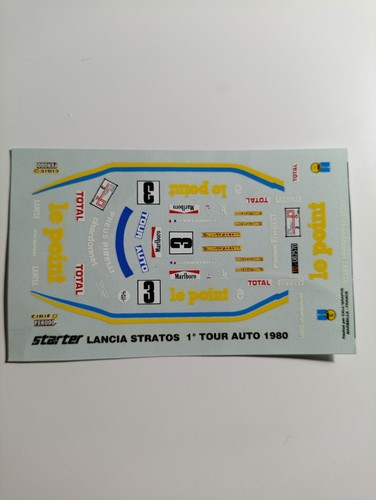 Decals lancia stratos - lancia, 1°